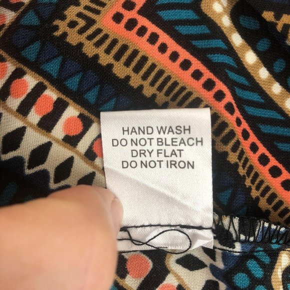 Lumiere NWT Chevron Printed Mini Dress Sz M - Picture 9 of 9